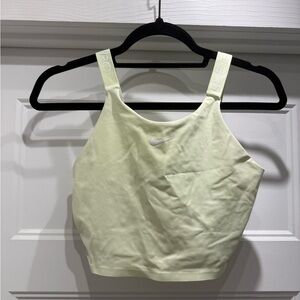 Nike Pale Yellow Athletic Bra